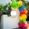 Tropical Balloons Arch Kit, Hawaiian Balloon Garland Arch Kit, Hot Pink Green Orange Balloon For Tropical Flamingo Hawaiian Summer Beach Theme Birthday Baby Shower Party Bachelorette Wedding Decor